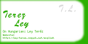 terez ley business card